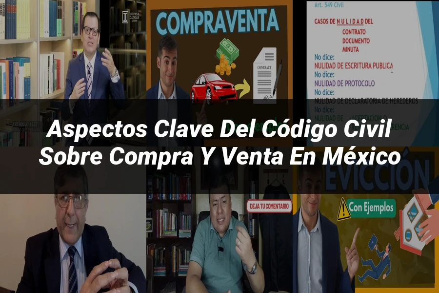 "Aspectos Clave del Código Civil sobre Compra y Venta en México"