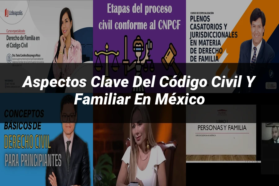 "Aspectos Clave del Código Civil y Familiar en México"