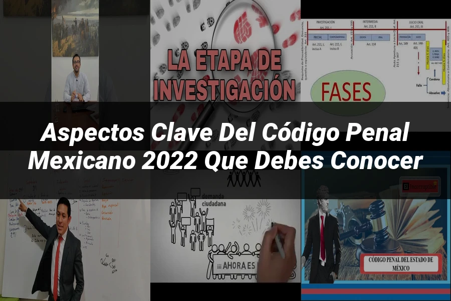 "Aspectos Clave del Código Penal Mexicano 2022 que Debes Conocer"
