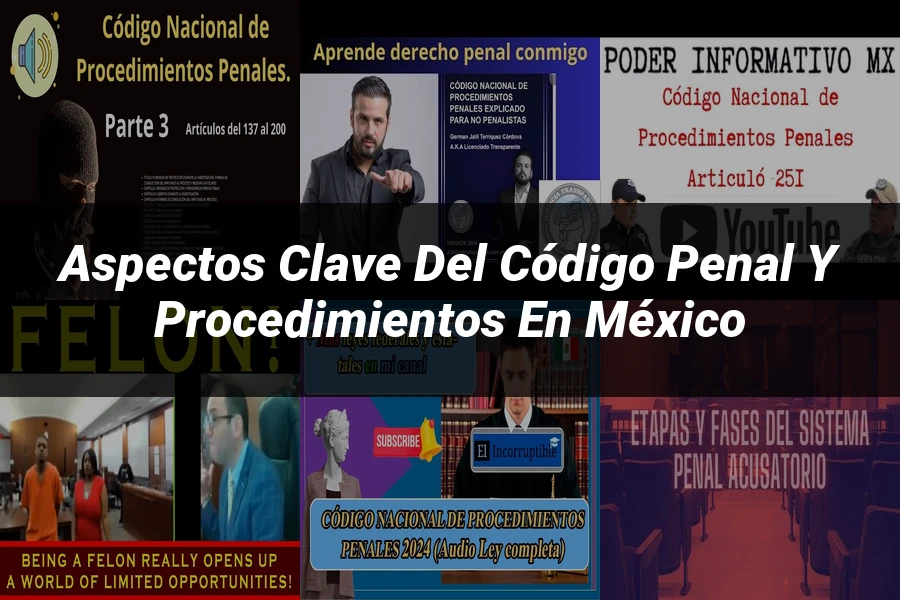 "Aspectos Clave del Código Penal y Procedimientos en México"
