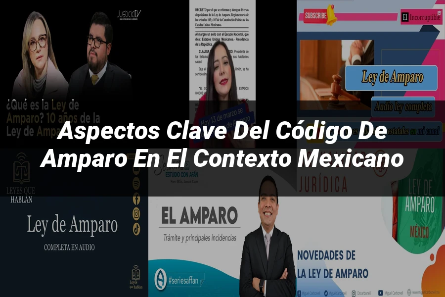 "Aspectos Clave del Código de Amparo en el Contexto Mexicano"