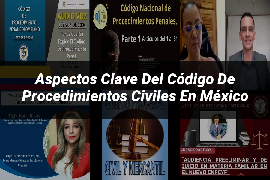 "Aspectos Clave del Código de Procedimientos Civiles en México"