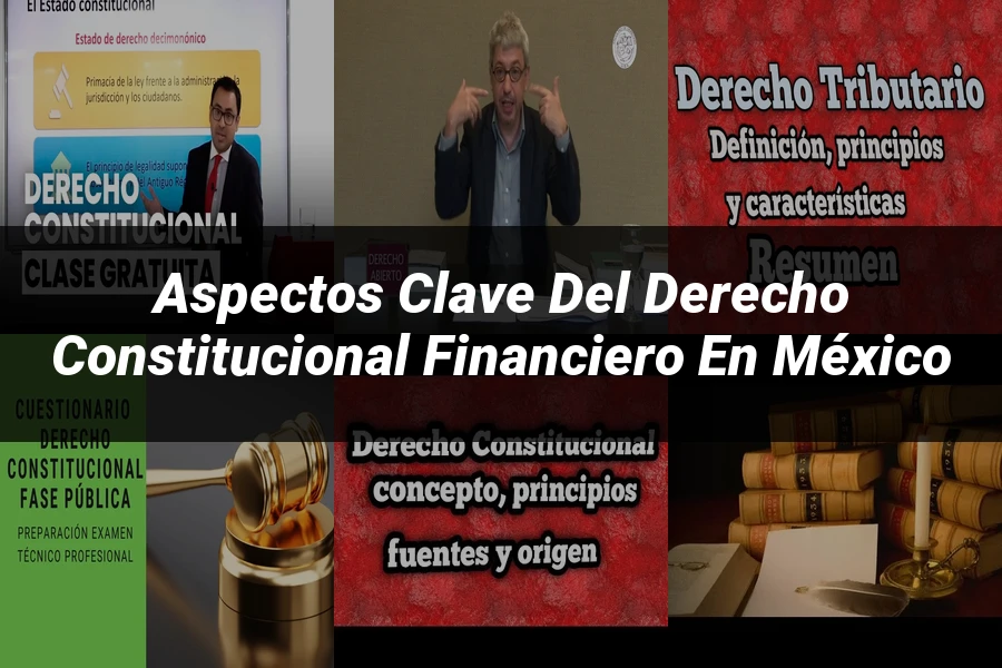 "Aspectos Clave del Derecho Constitucional Financiero en México"