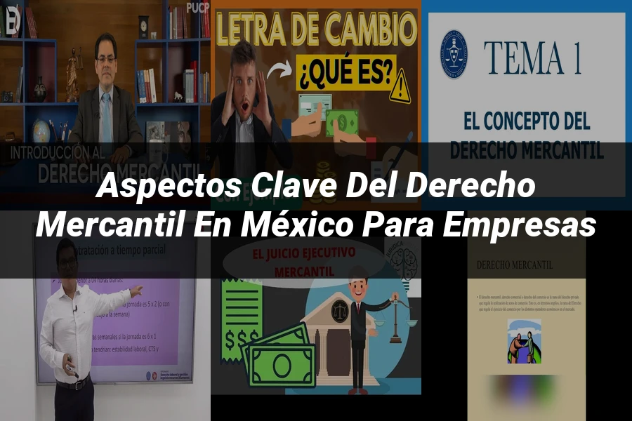 "Aspectos Clave del Derecho Mercantil en México para Empresas"