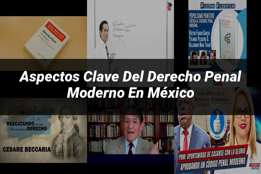 "Aspectos Clave del Derecho Penal Moderno en México"