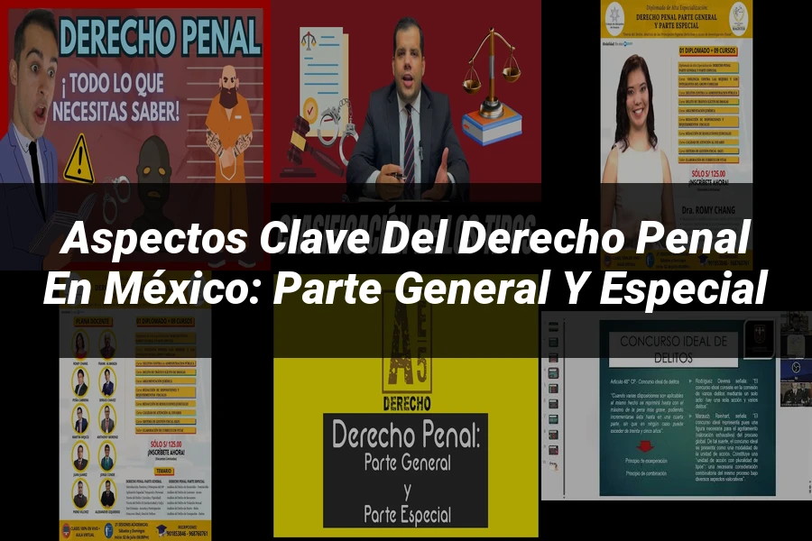 "Aspectos Clave del Derecho Penal en México: Parte General y Especial"