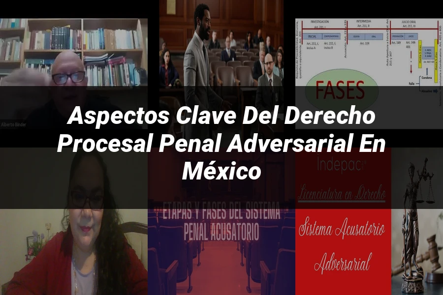 "Aspectos Clave del Derecho Procesal Penal Adversarial en México"