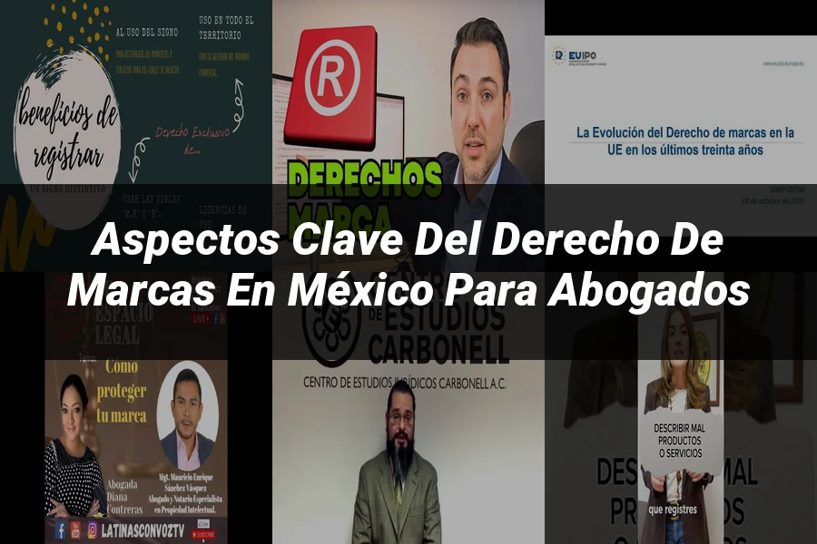 "Aspectos Clave del Derecho de Marcas en México para Abogados"