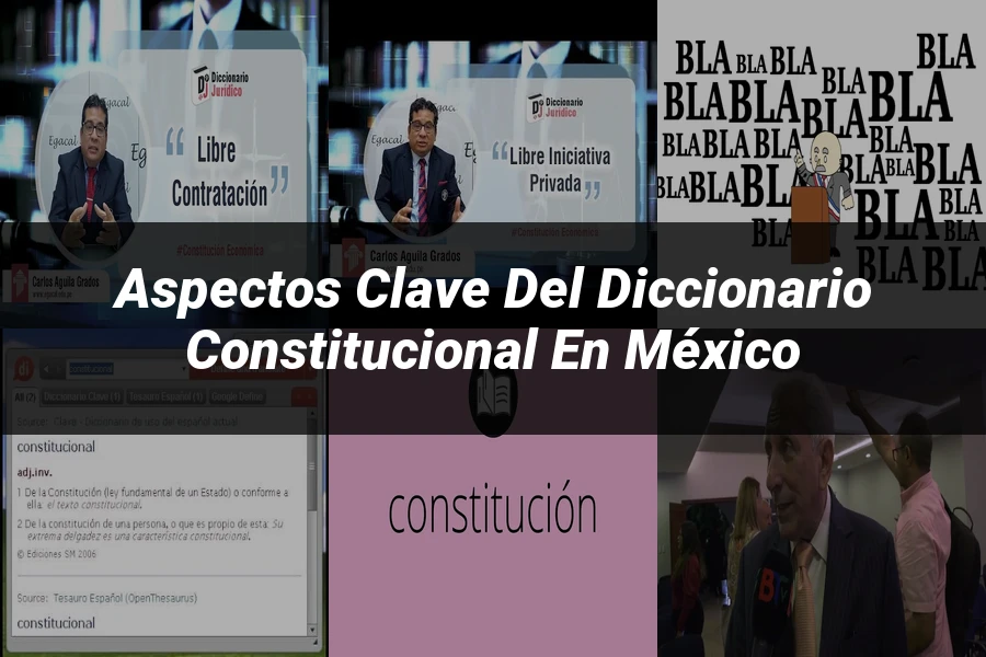 "Aspectos Clave del Diccionario Constitucional en México"