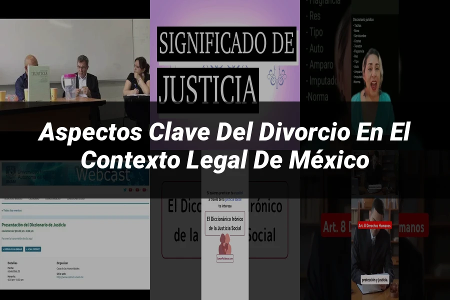 "Aspectos Clave del Divorcio en el Contexto Legal de México"