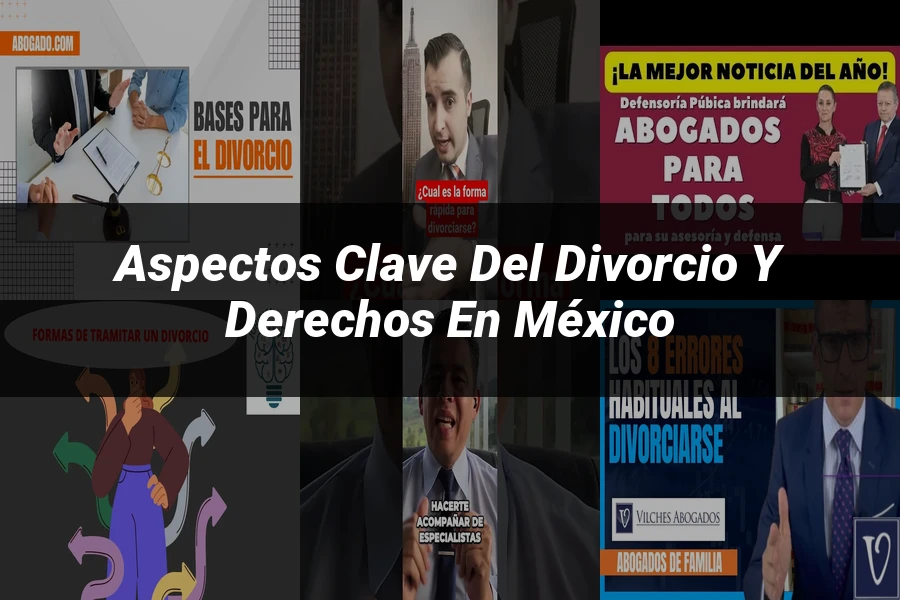 "Aspectos Clave del Divorcio y Derechos en México"