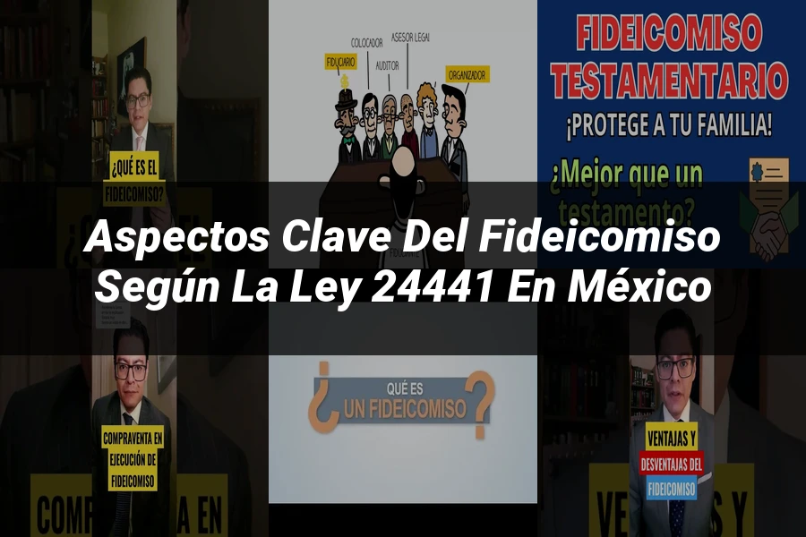 "Aspectos Clave del Fideicomiso según la Ley 24441 en México"