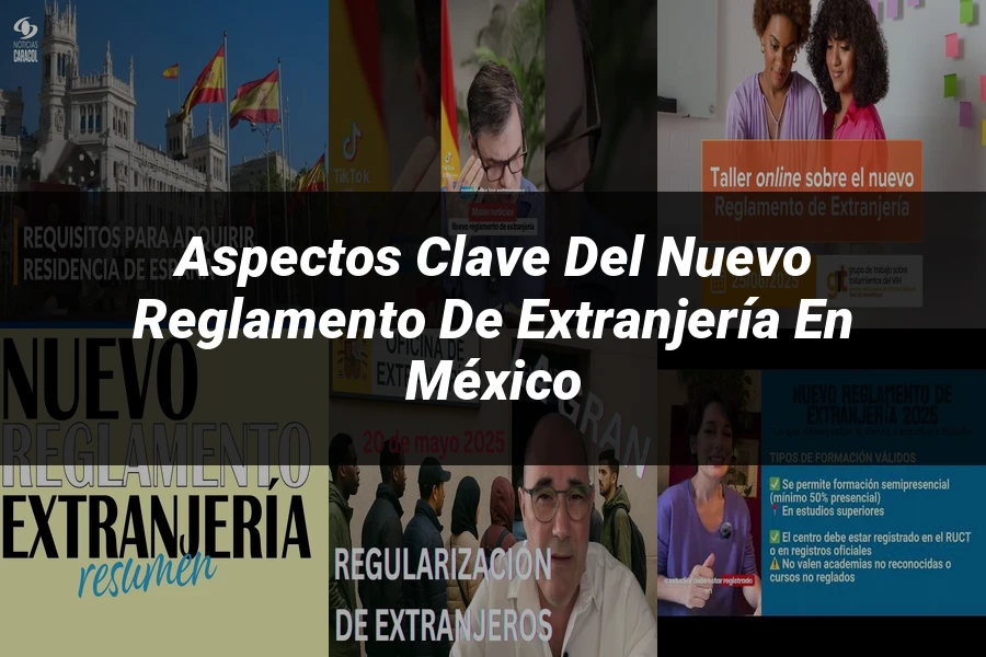 "Aspectos Clave del Nuevo Reglamento de Extranjería en México"