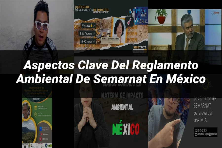 "Aspectos Clave del Reglamento Ambiental de Semarnat en México"