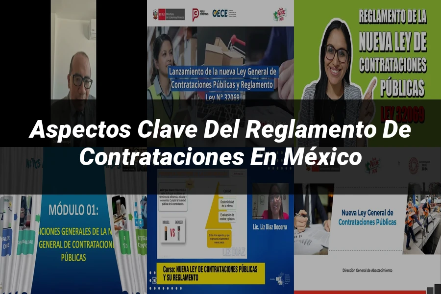"Aspectos Clave del Reglamento de Contrataciones en México"
