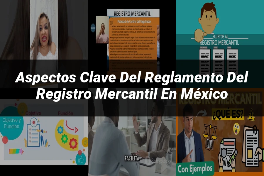 "Aspectos Clave del Reglamento del Registro Mercantil en México"