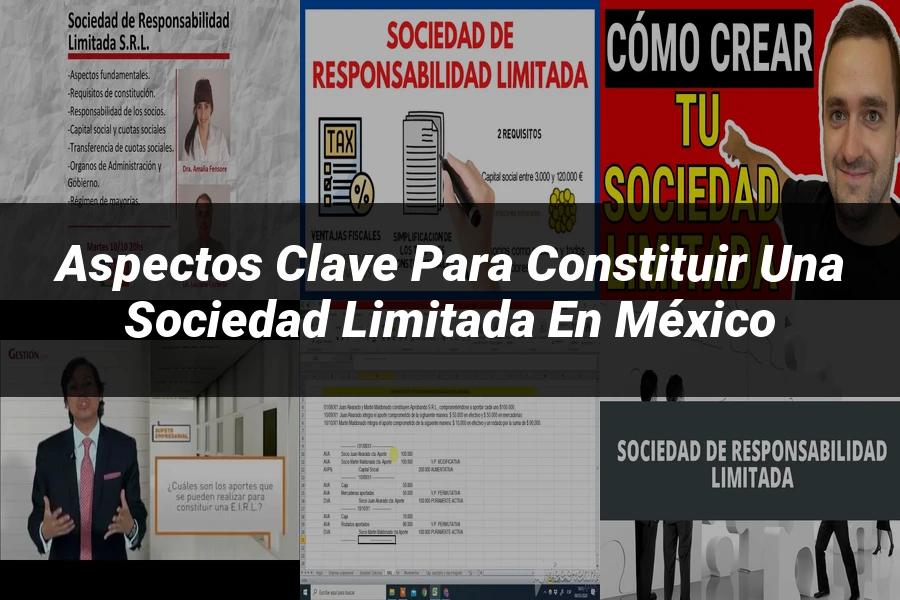"Aspectos Clave para Constituir una Sociedad Limitada en México"