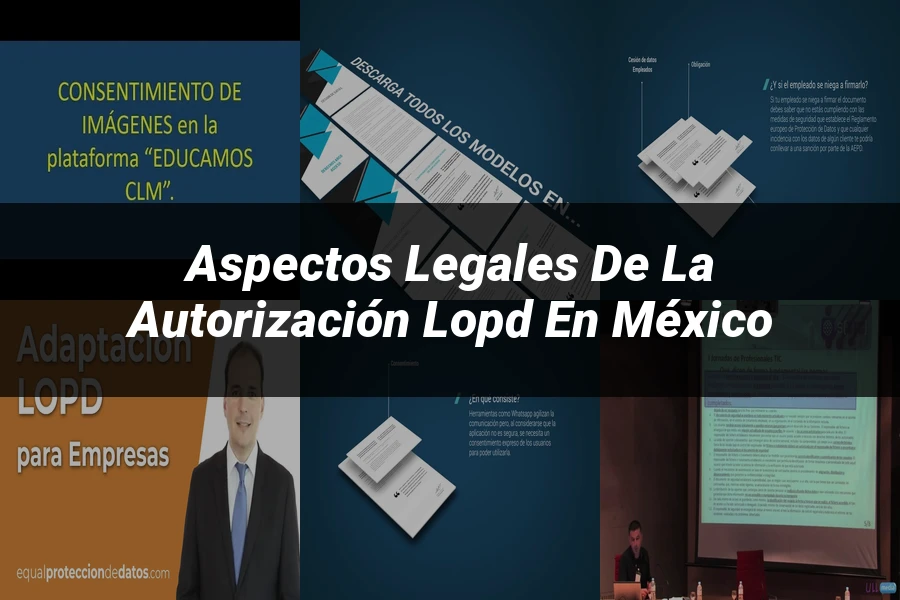 "Aspectos Legales de la Autorización LOPD en México"