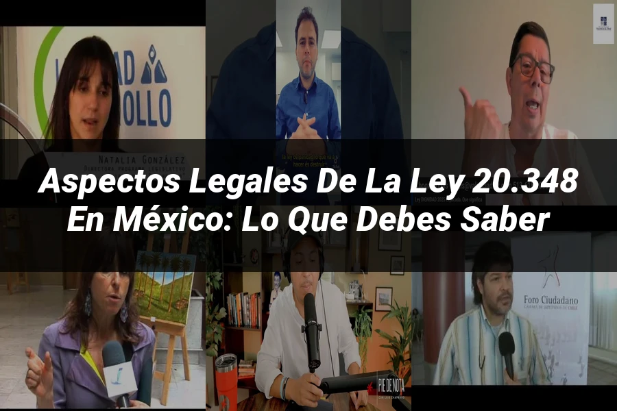 "Aspectos Legales de la Ley 20.348 en México: Lo Que Debes Saber"