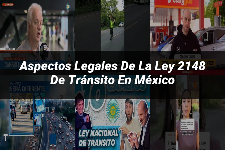 "Aspectos Legales de la Ley 2148 de Tránsito en México"