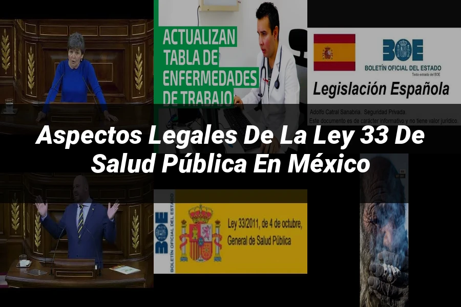"Aspectos Legales de la Ley 33 de Salud Pública en México"