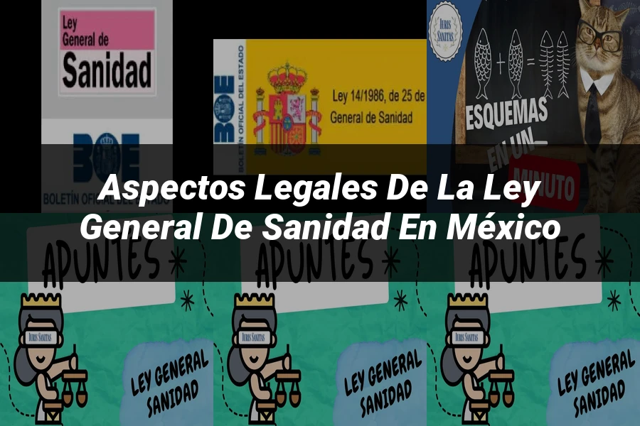 "Aspectos Legales de la Ley General de Sanidad en México"