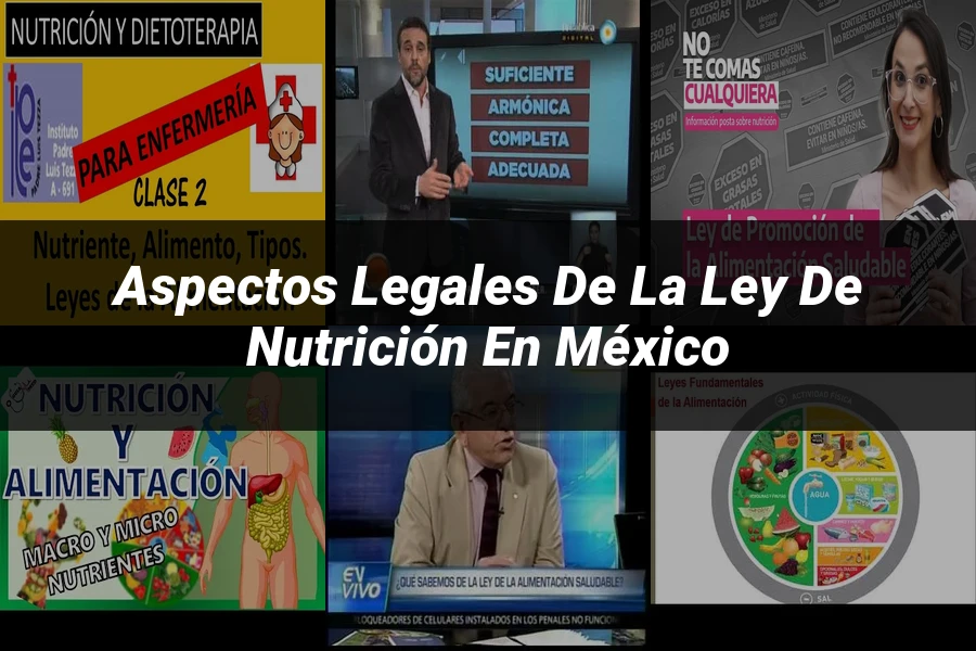 "Aspectos Legales de la Ley de Nutrición en México"