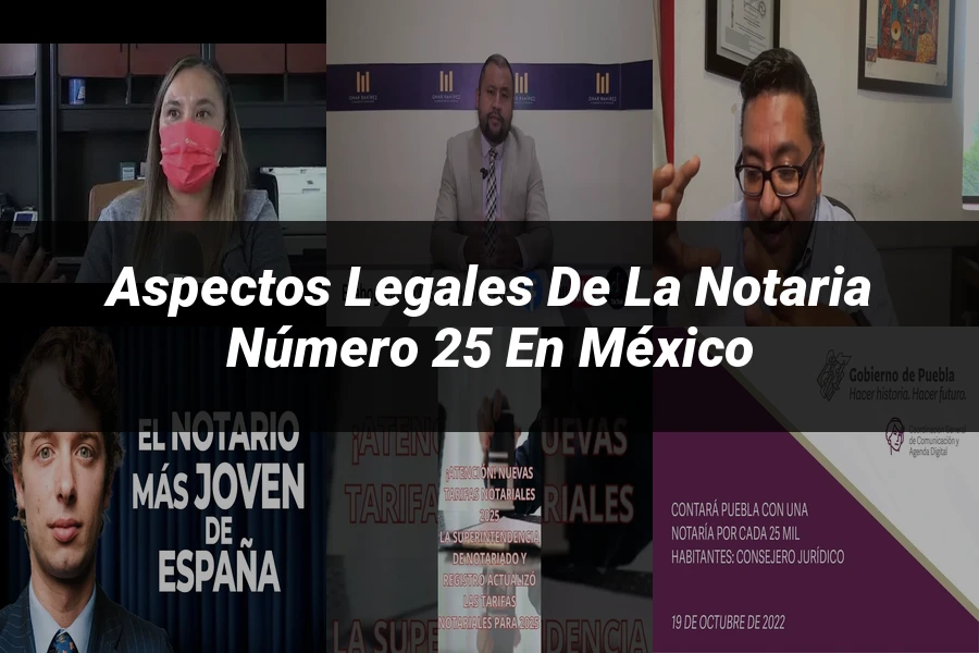 "Aspectos Legales de la Notaria Número 25 en México"