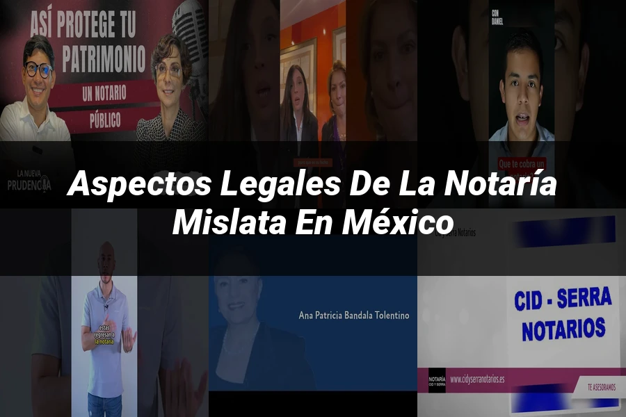 "Aspectos Legales de la Notaría Mislata en México"