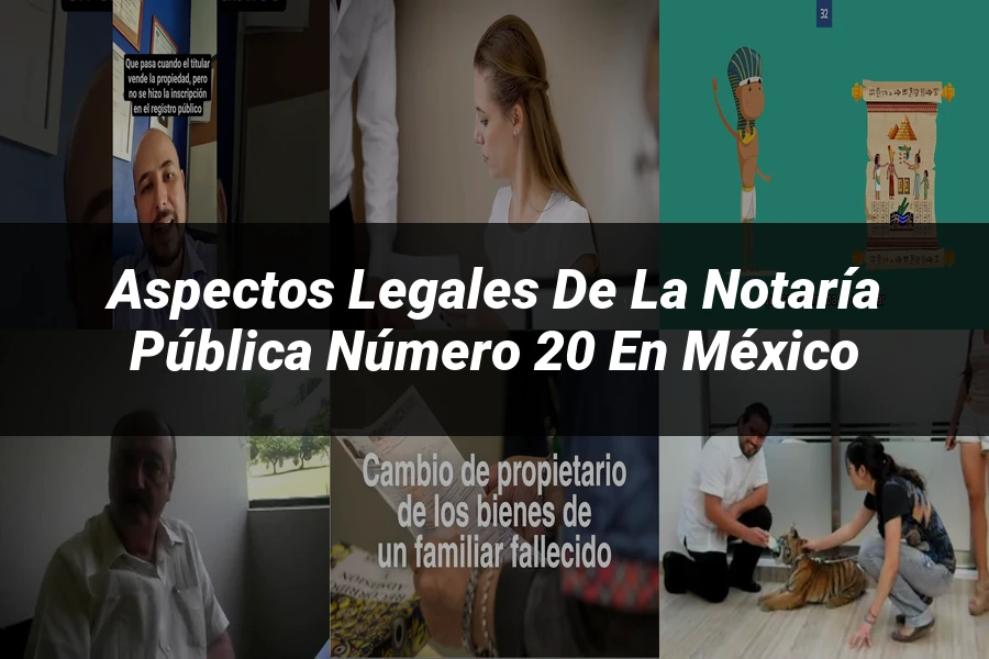 "Aspectos Legales de la Notaría Pública Número 20 en México"