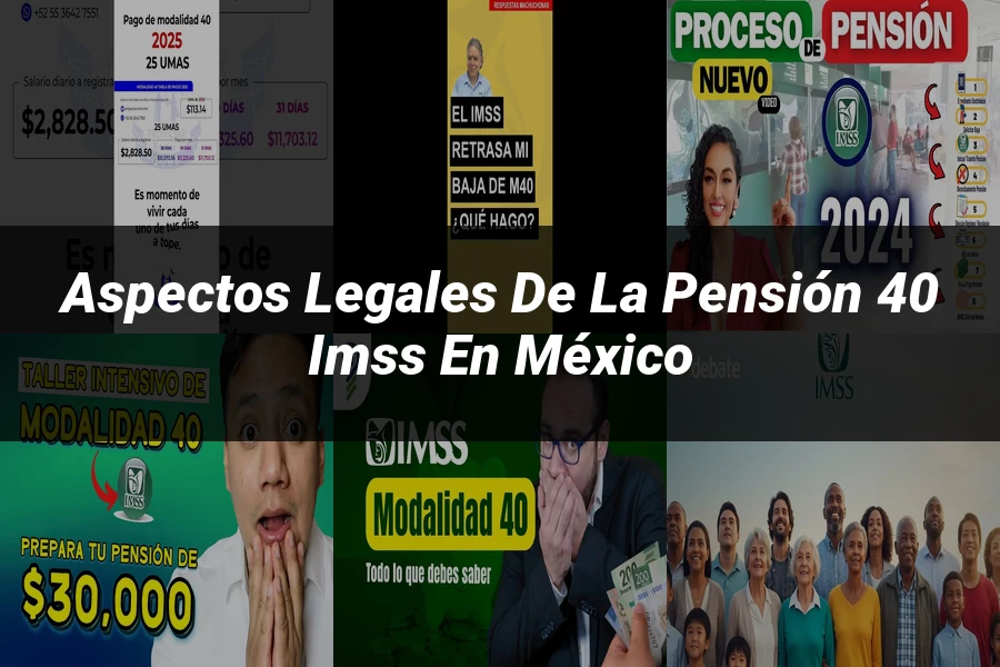 "Aspectos Legales de la Pensión 40 IMSS en México"