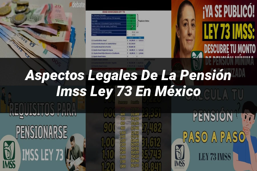 "Aspectos Legales de la Pensión IMSS Ley 73 en México"
