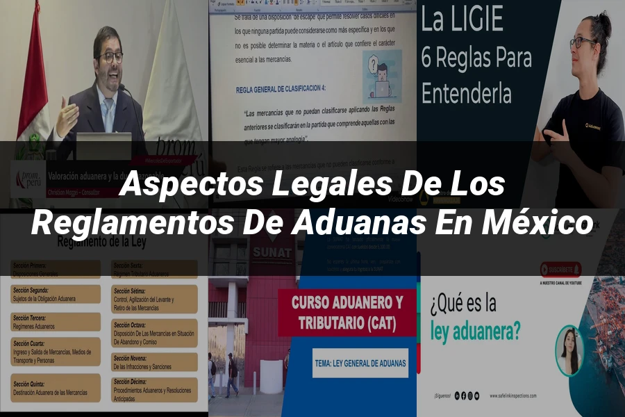 "Aspectos Legales de los Reglamentos de Aduanas en México"