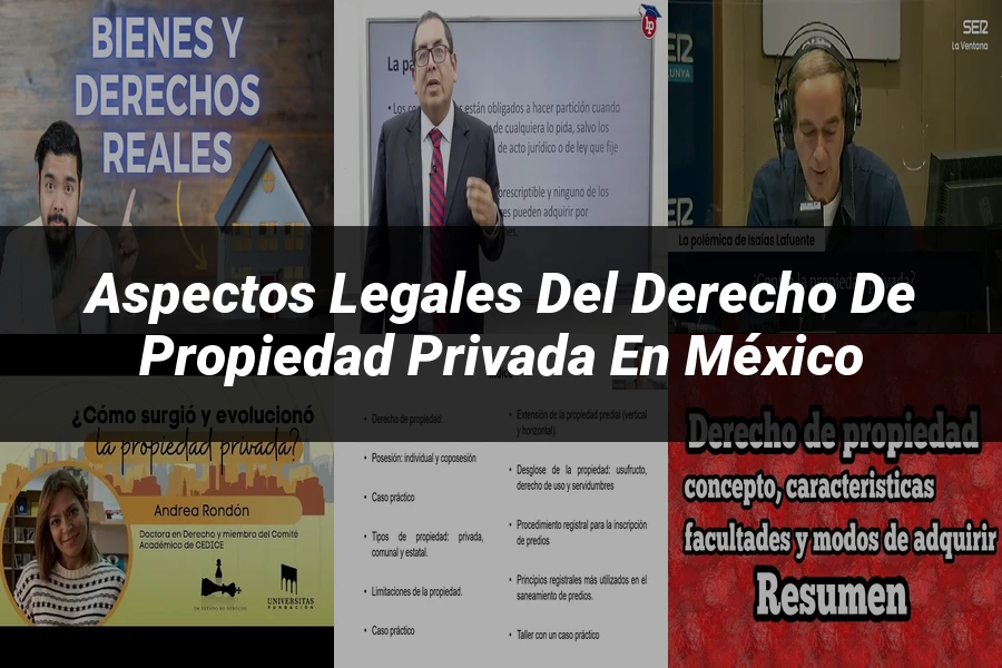 "Aspectos Legales del Derecho de Propiedad Privada en México"
