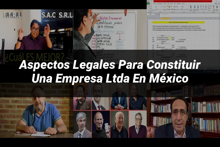 "Aspectos Legales para Constituir una Empresa Ltda en México"