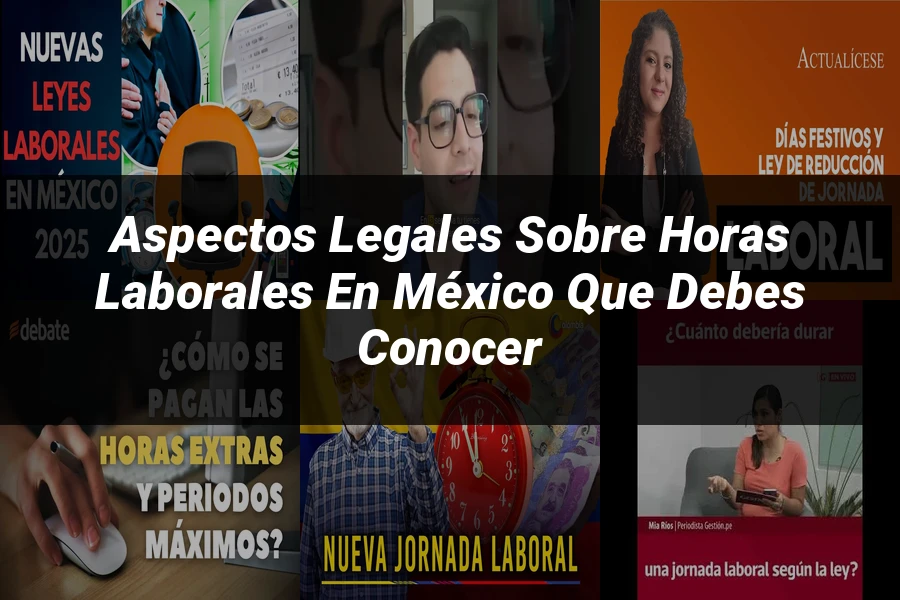 "Aspectos Legales sobre Horas Laborales en México que Debes Conocer"