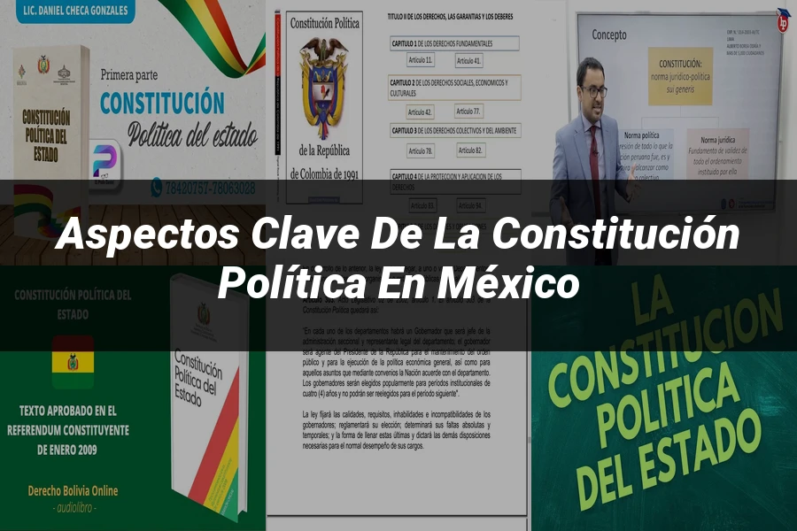 "Aspectos clave de la Constitución Política en México"