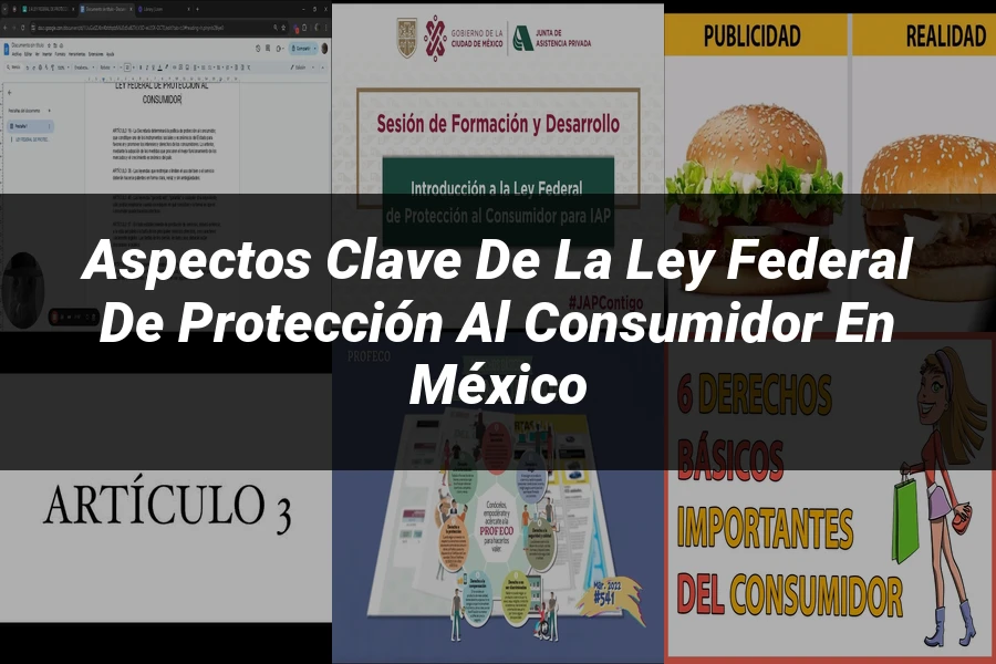 "Aspectos clave de la Ley Federal de Protección al Consumidor en México"