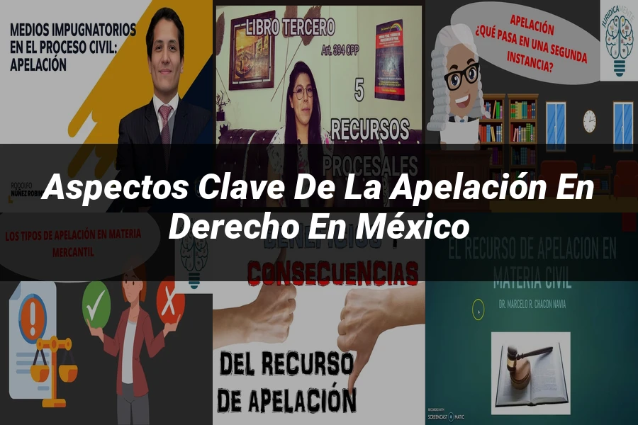 "Aspectos clave de la apelación en derecho en México"