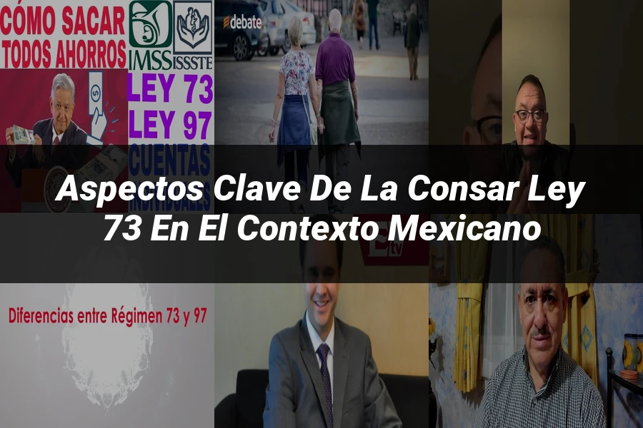 "Aspectos clave de la consar ley 73 en el contexto mexicano"