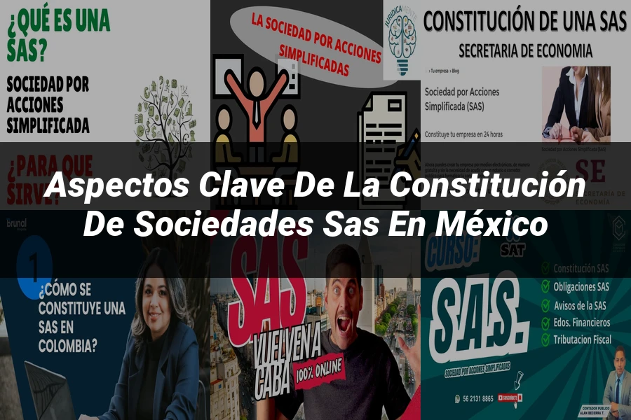 "Aspectos clave de la constitución de sociedades SAS en México"