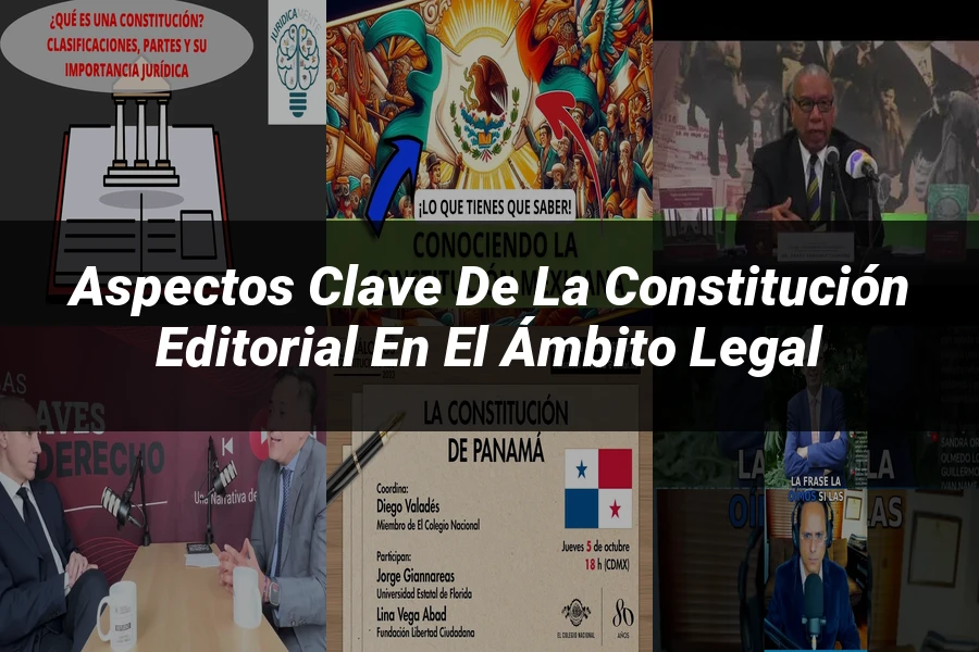 "Aspectos clave de la constitución editorial en el ámbito legal"
