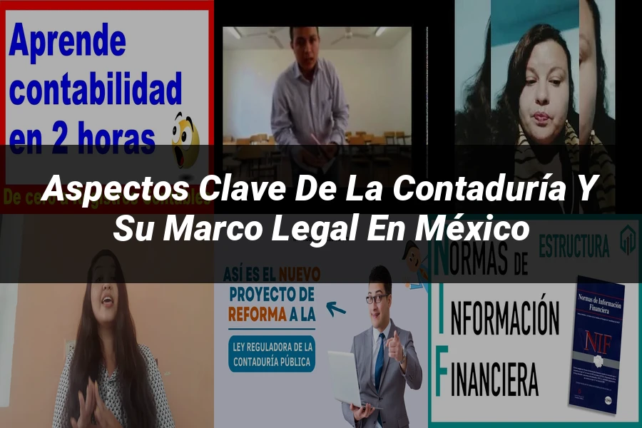 "Aspectos clave de la contaduría y su marco legal en México"