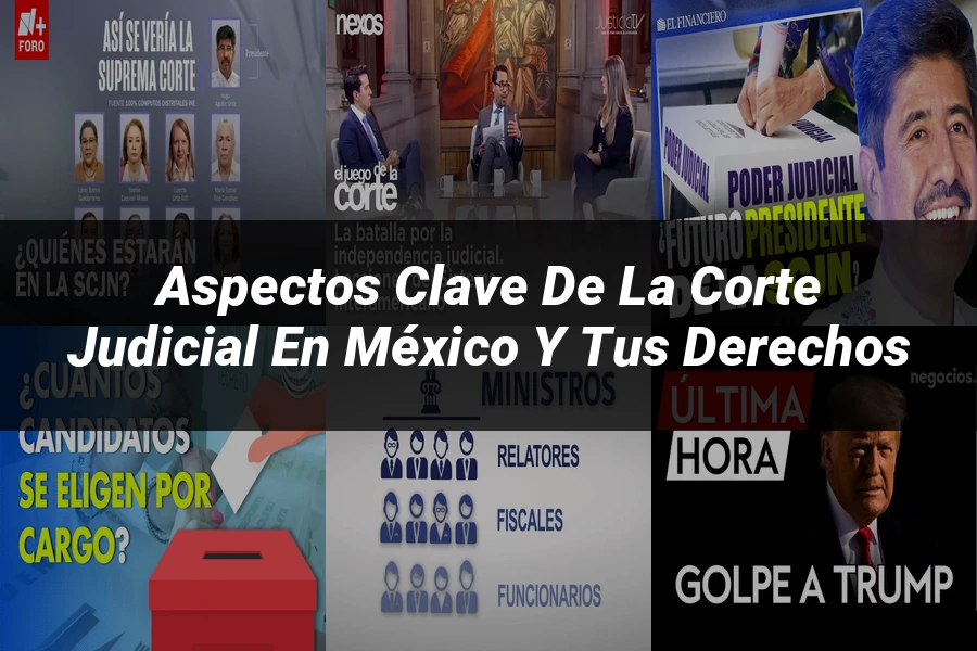 "Aspectos clave de la corte judicial en México y tus derechos"