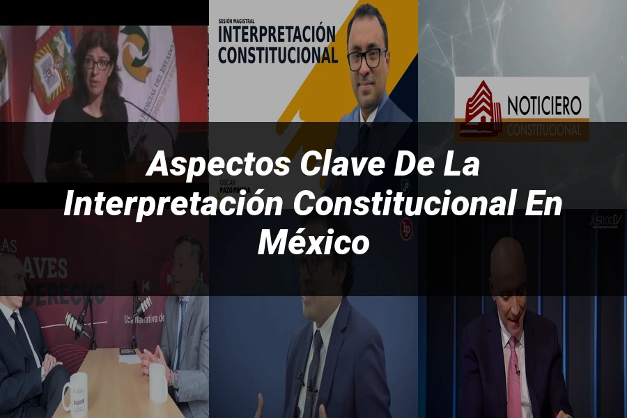 "Aspectos clave de la interpretación constitucional en México"