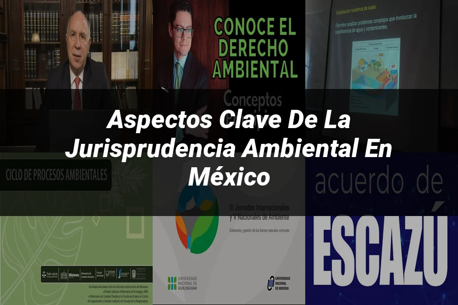 "Aspectos clave de la jurisprudencia ambiental en México"