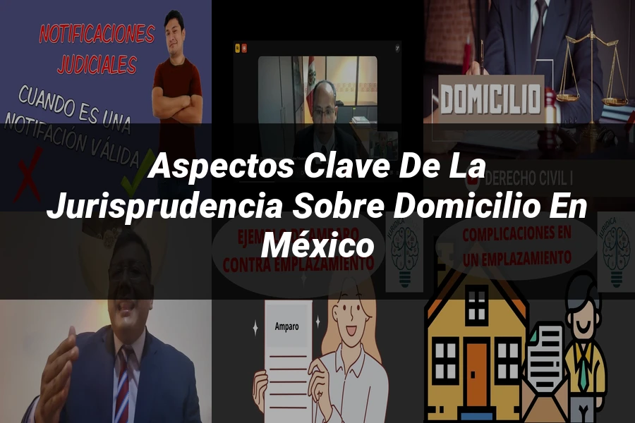 "Aspectos clave de la jurisprudencia sobre domicilio en México"