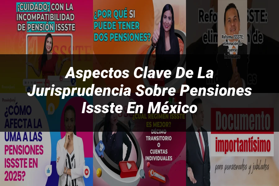 "Aspectos clave de la jurisprudencia sobre pensiones ISSSTE en México"