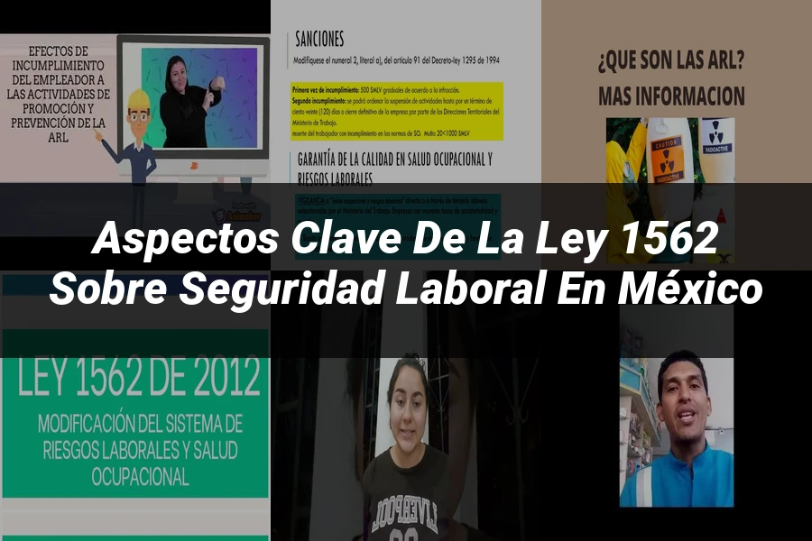"Aspectos clave de la ley 1562 sobre seguridad laboral en México"
