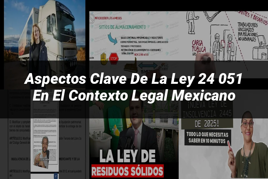 "Aspectos clave de la ley 24 051 en el contexto legal mexicano"